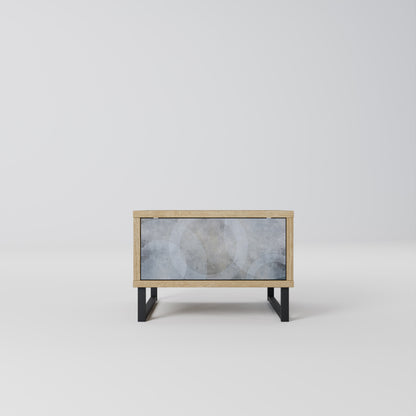 MUTED ARC Nattduksbord i ekeffekt