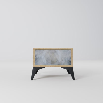 MUTED ARC Nattduksbord i ekeffekt