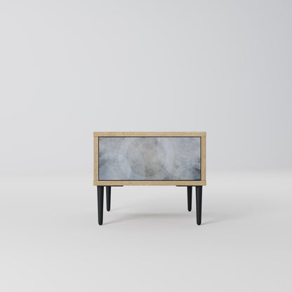 MUTED ARC Nattduksbord i ekeffekt