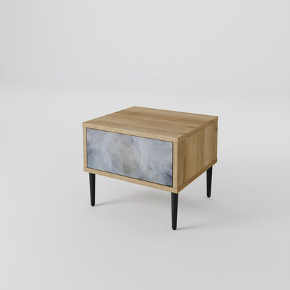 MUTED ARC Nattduksbord i ekeffekt