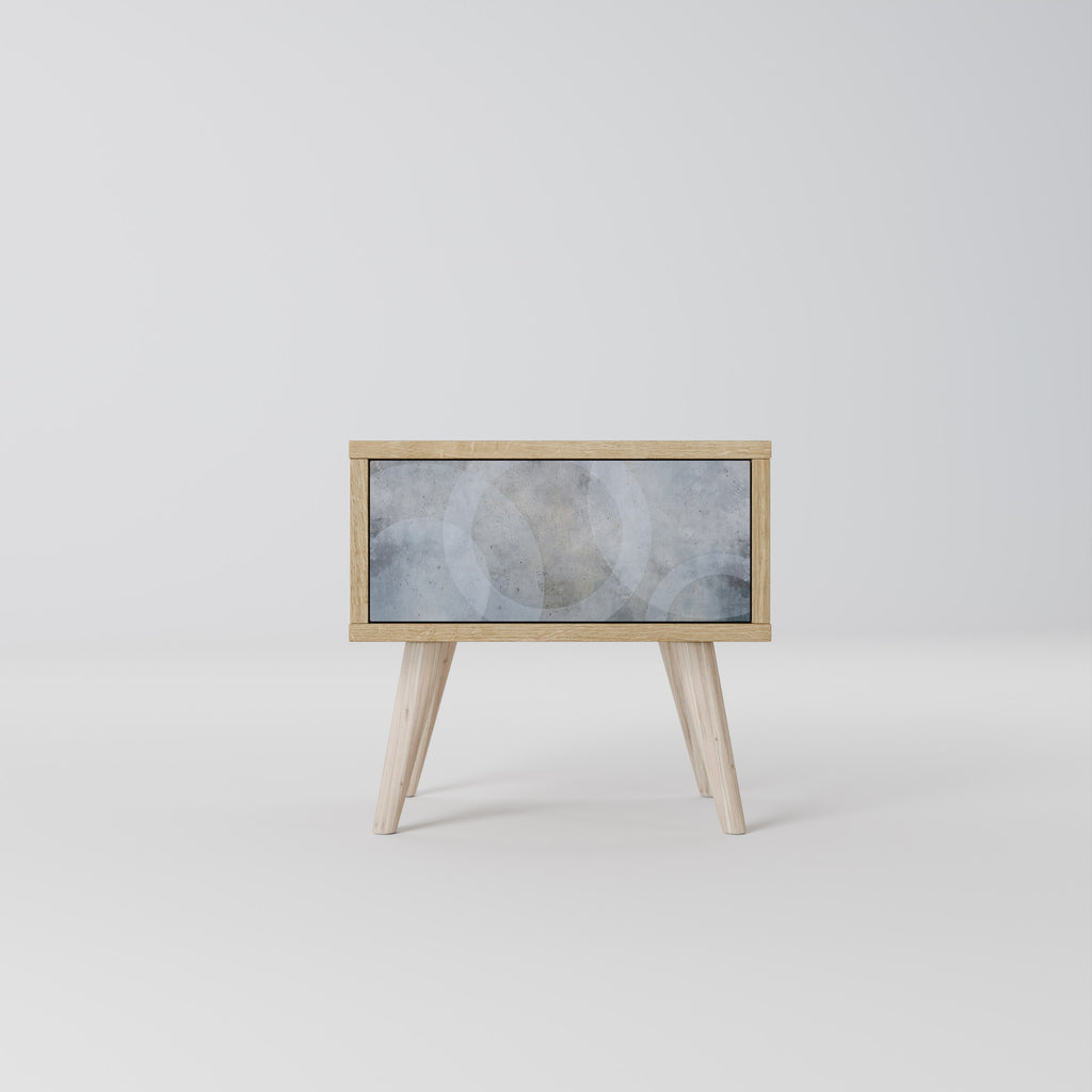 MUTED ARC Nattduksbord i ekeffekt