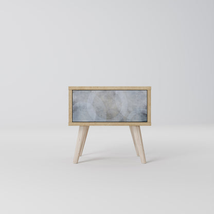 MUTED ARC Nattduksbord i ekeffekt