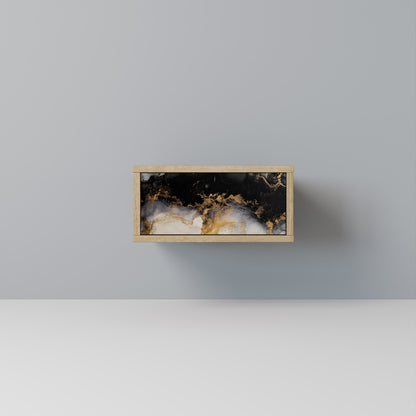 MARBLE OF MORGEN Nattduksbord i Oak Effect