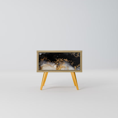 MARBLE OF MORGEN Nattduksbord i Oak Effect