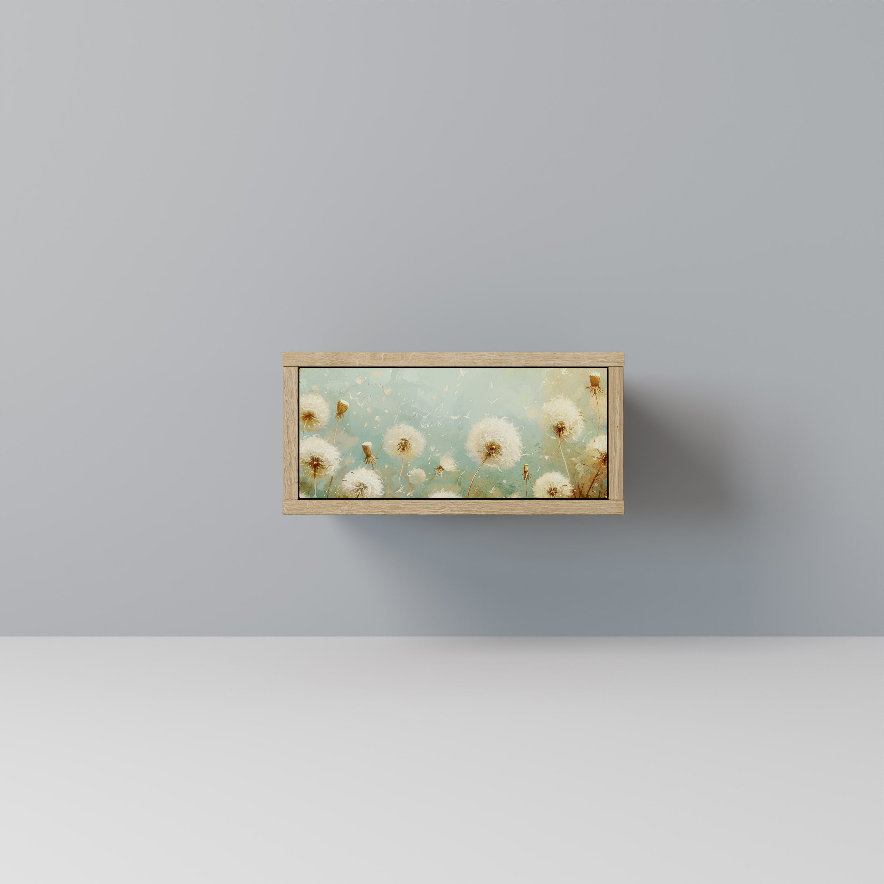 DREAMY MEADOW Nattduksbord i Oak Effect