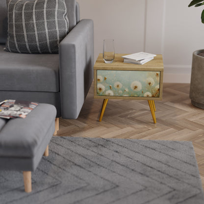 DREAMY MEADOW Nightstand in Oak Effect