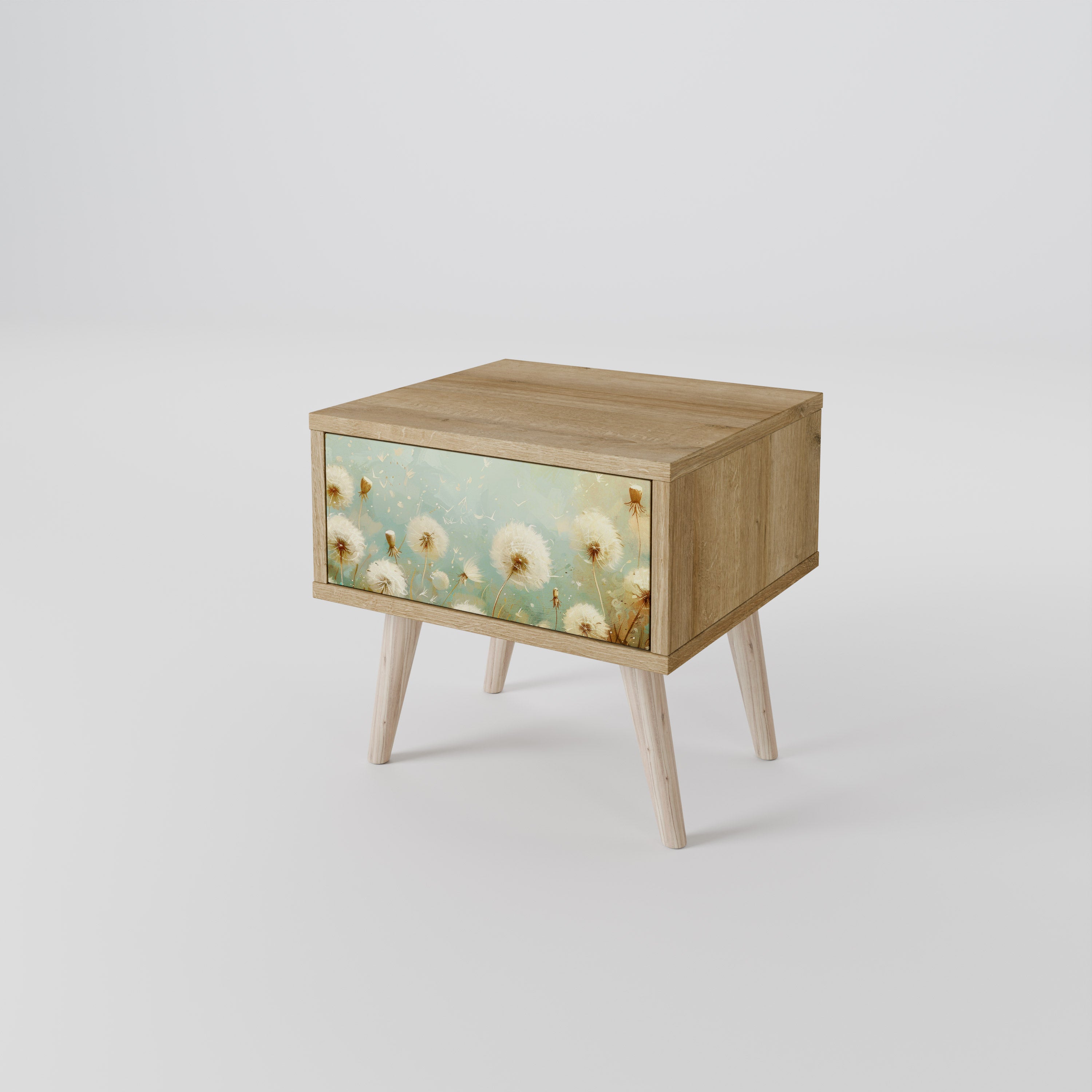DREAMY MEADOW Nattduksbord i Oak Effect