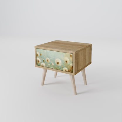 DREAMY MEADOW Nightstand in Oak Effect