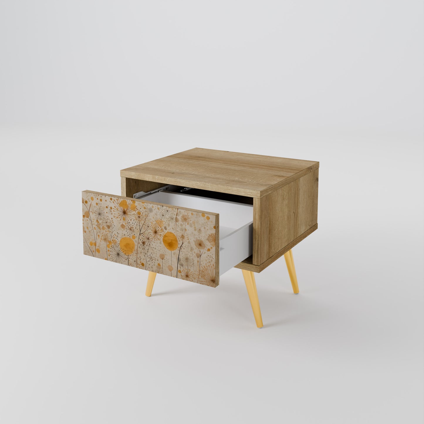 MORNING GLADE Nattduksbord i Oak Effect
