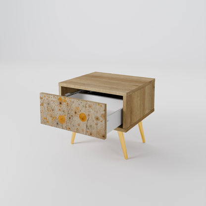 MORNING GLADE Nattduksbord i Oak Effect