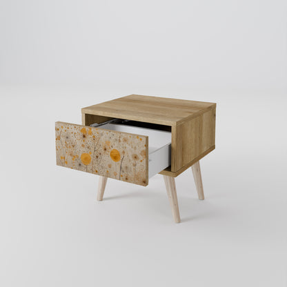 MORNING GLADE Nattduksbord i Oak Effect