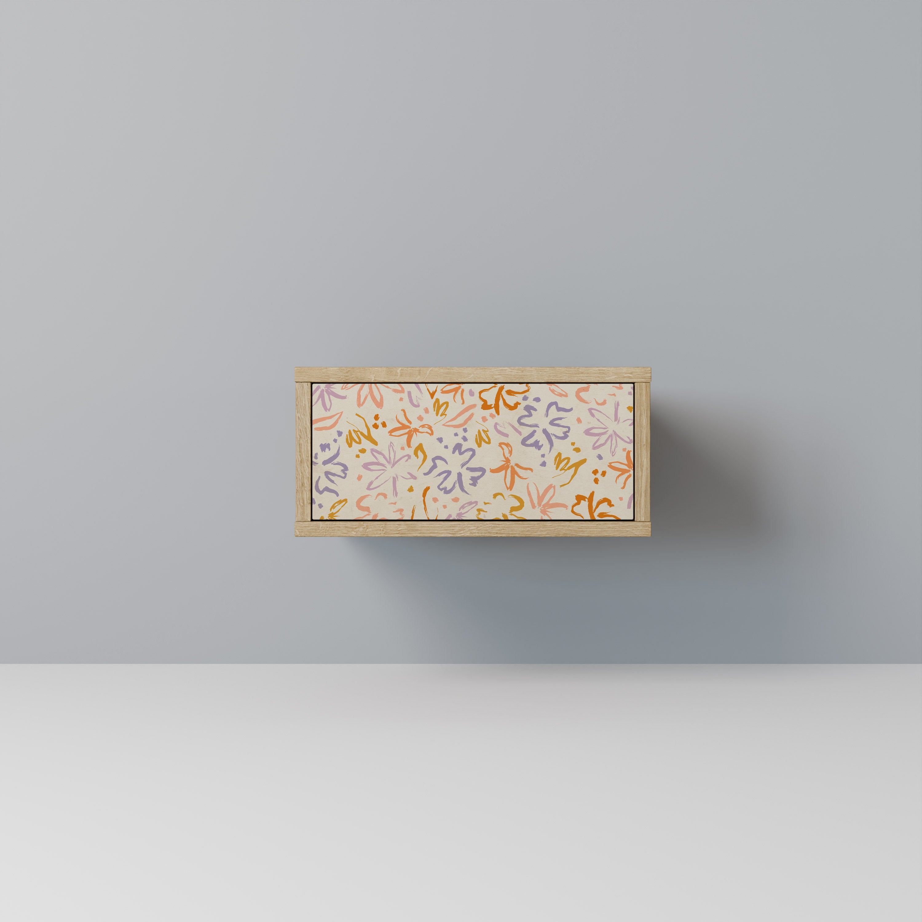 SPRING WHIMSY Nattduksbord i ekeffekt