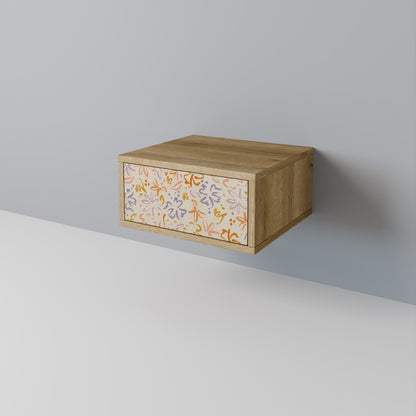SPRING WHIMSY Nattduksbord i ekeffekt