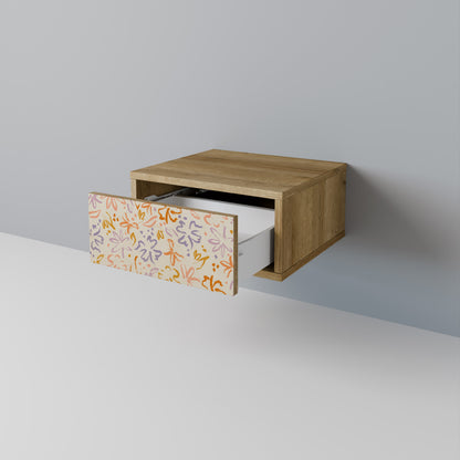 SPRING WHIMSY Nattduksbord i ekeffekt