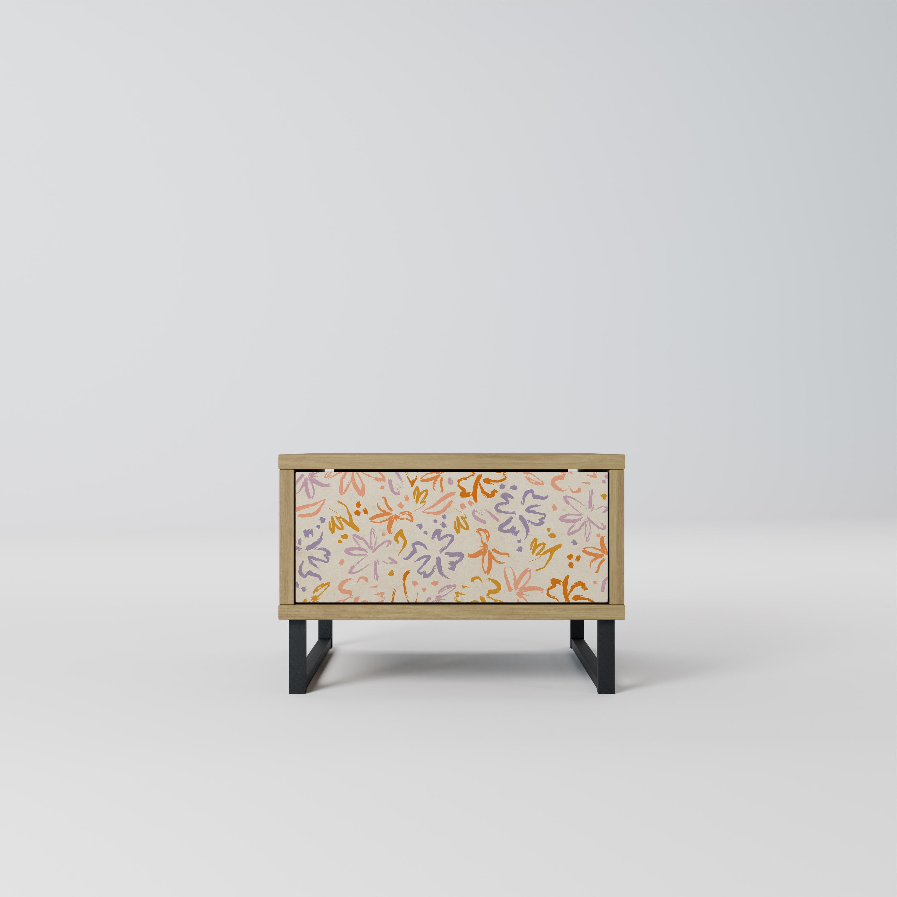 SPRING WHIMSY Nattduksbord i ekeffekt