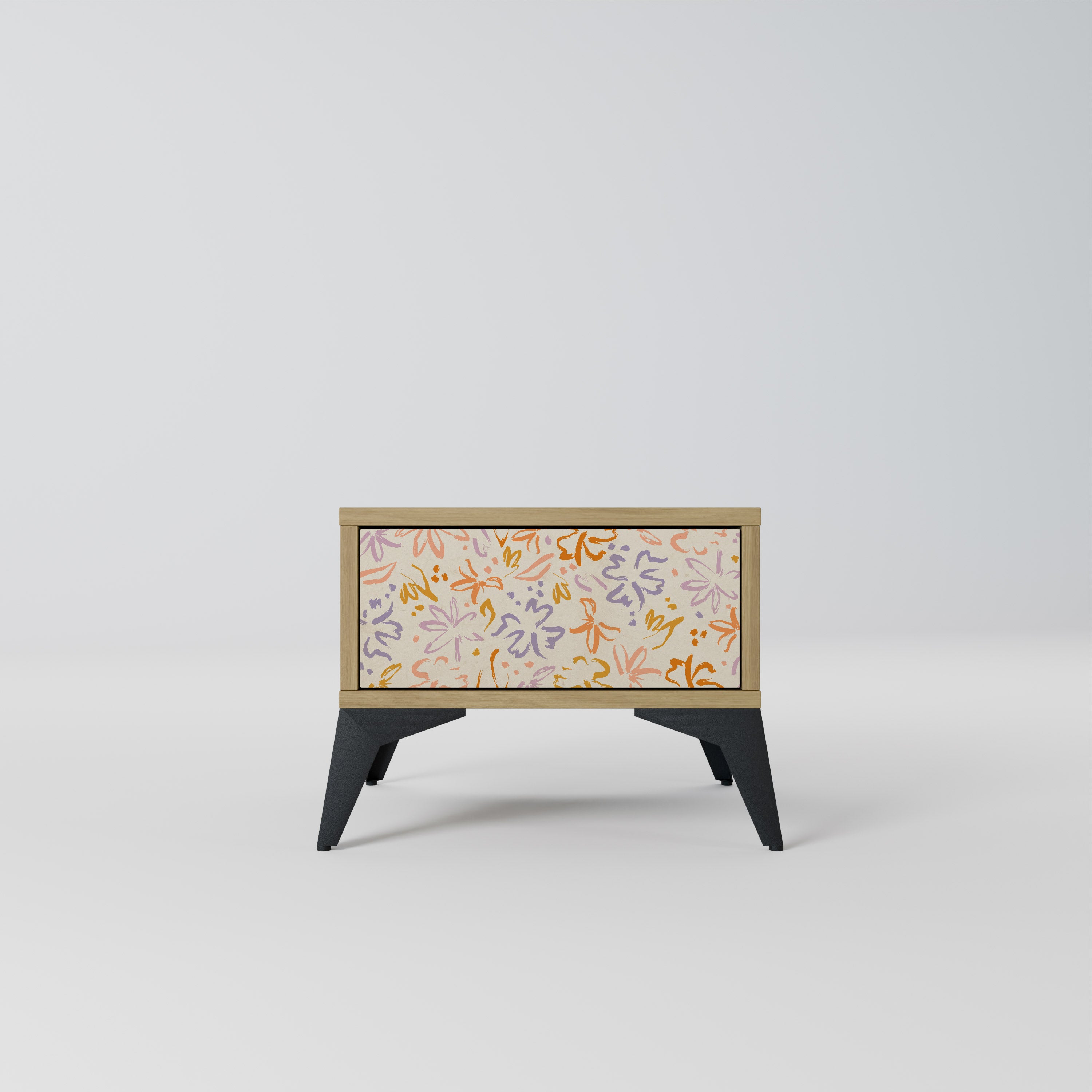SPRING WHIMSY Nattduksbord i ekeffekt