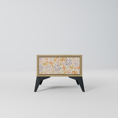 SPRING WHIMSY Nattduksbord i ekeffekt
