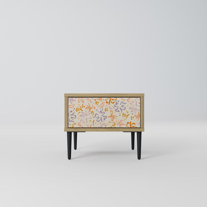 SPRING WHIMSY Nattduksbord i ekeffekt