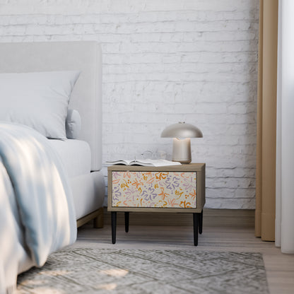 SPRING WHIMSY Nattduksbord i ekeffekt