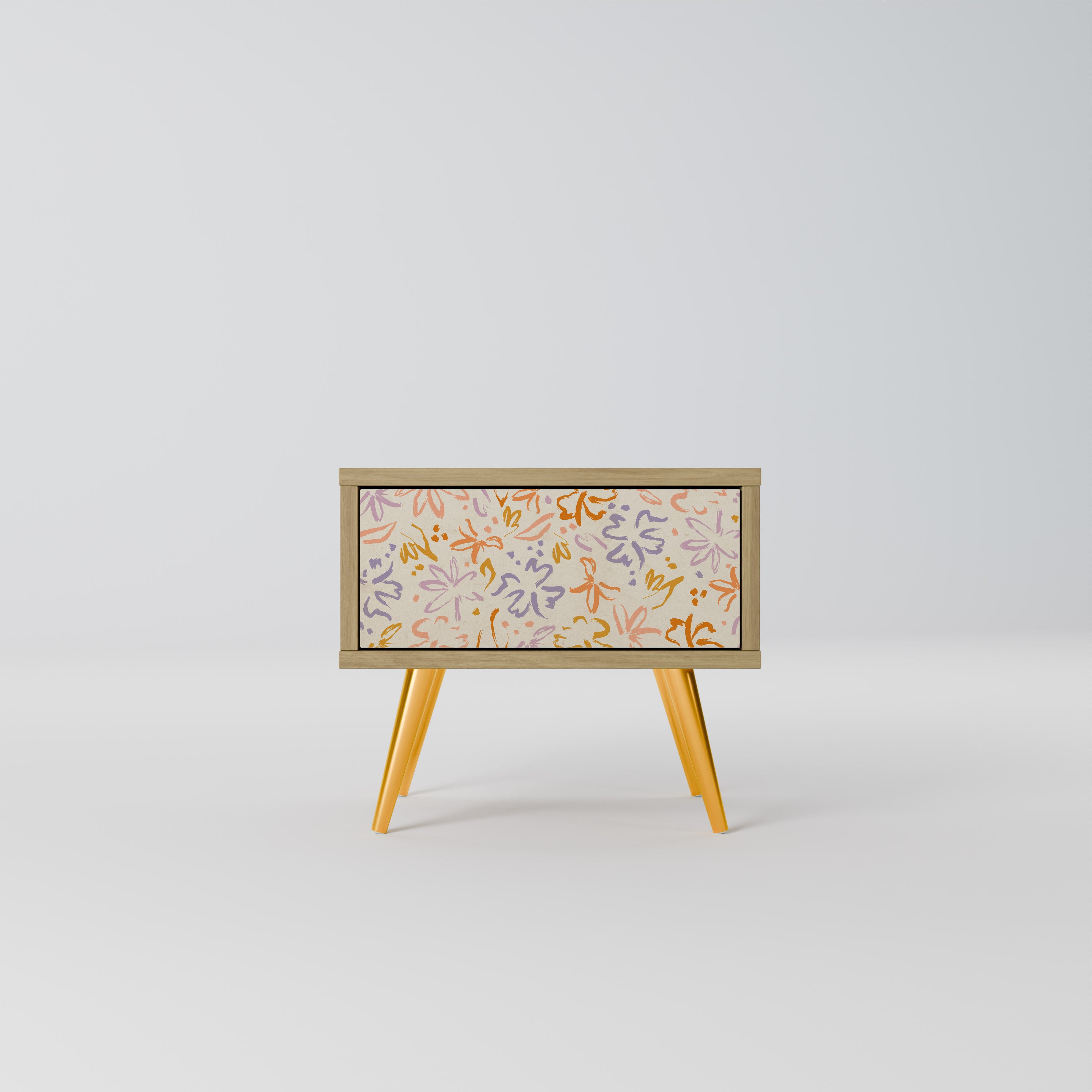 SPRING WHIMSY Nattduksbord i ekeffekt