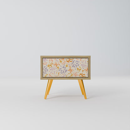 SPRING WHIMSY Nattduksbord i ekeffekt