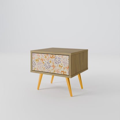 SPRING WHIMSY Nattduksbord i ekeffekt