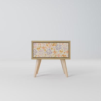 SPRING WHIMSY Nattduksbord i ekeffekt