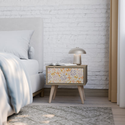SPRING WHIMSY Nattduksbord i ekeffekt