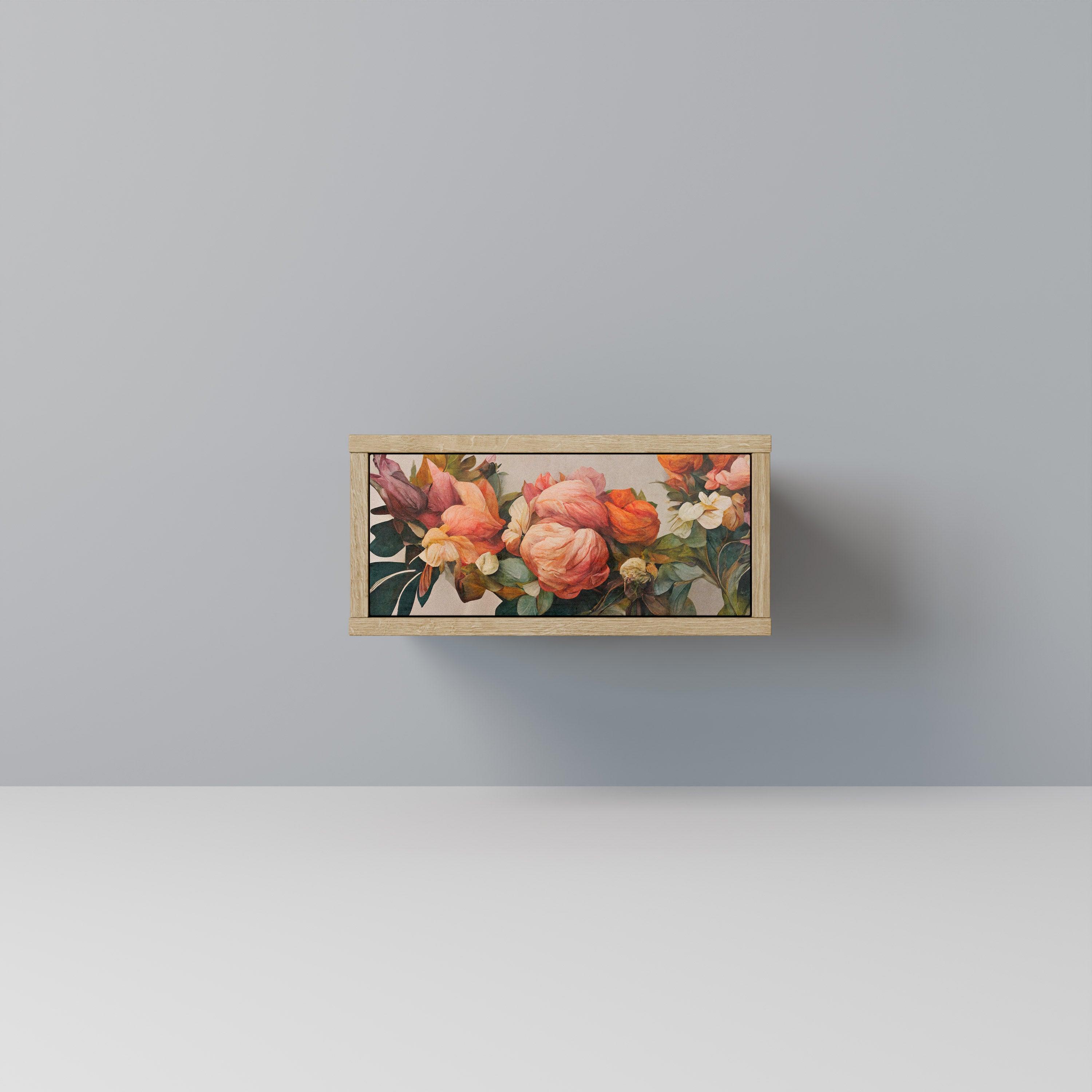STYLISH BEAUTY Nattduksbord i Oak Effect