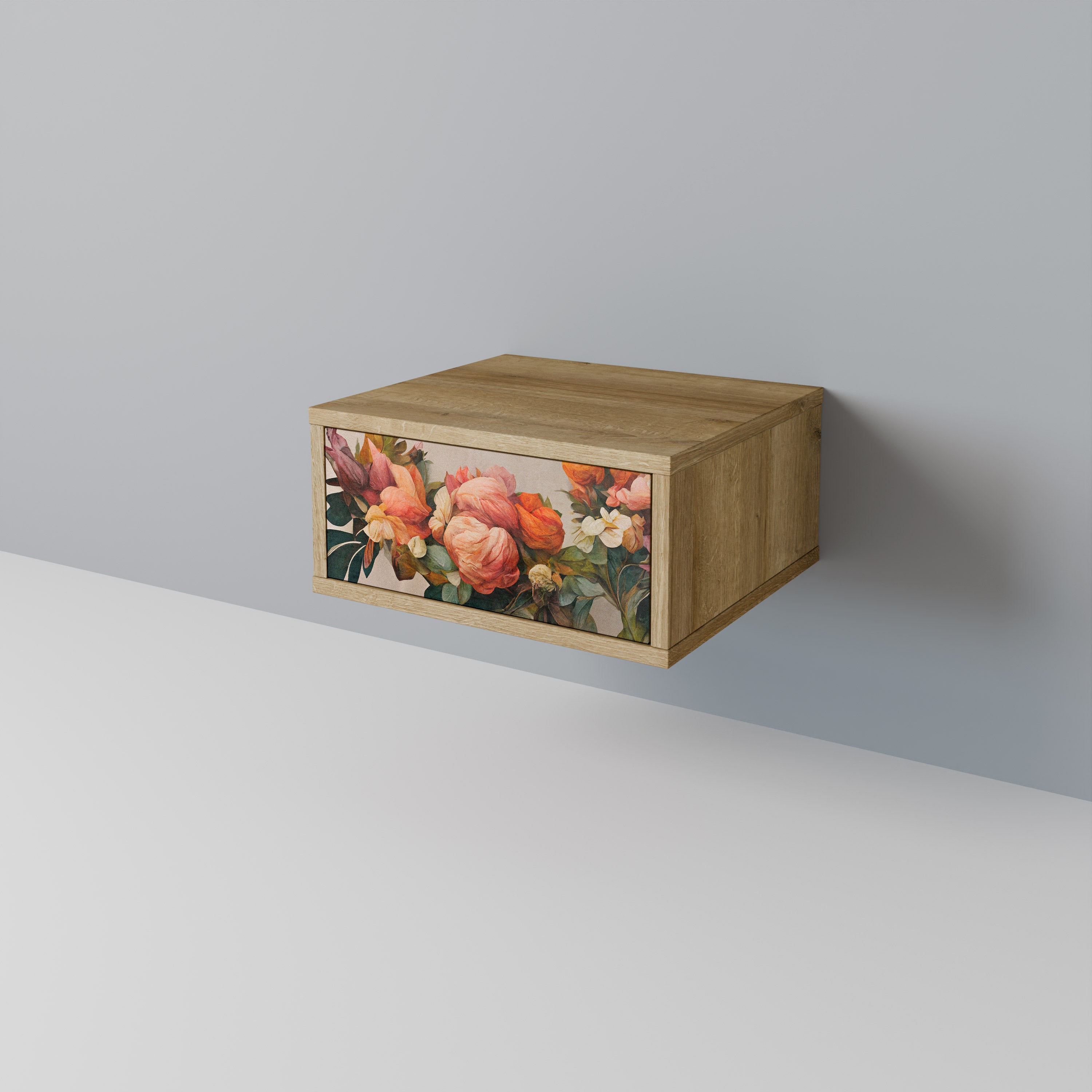 STYLISH BEAUTY Nattduksbord i Oak Effect