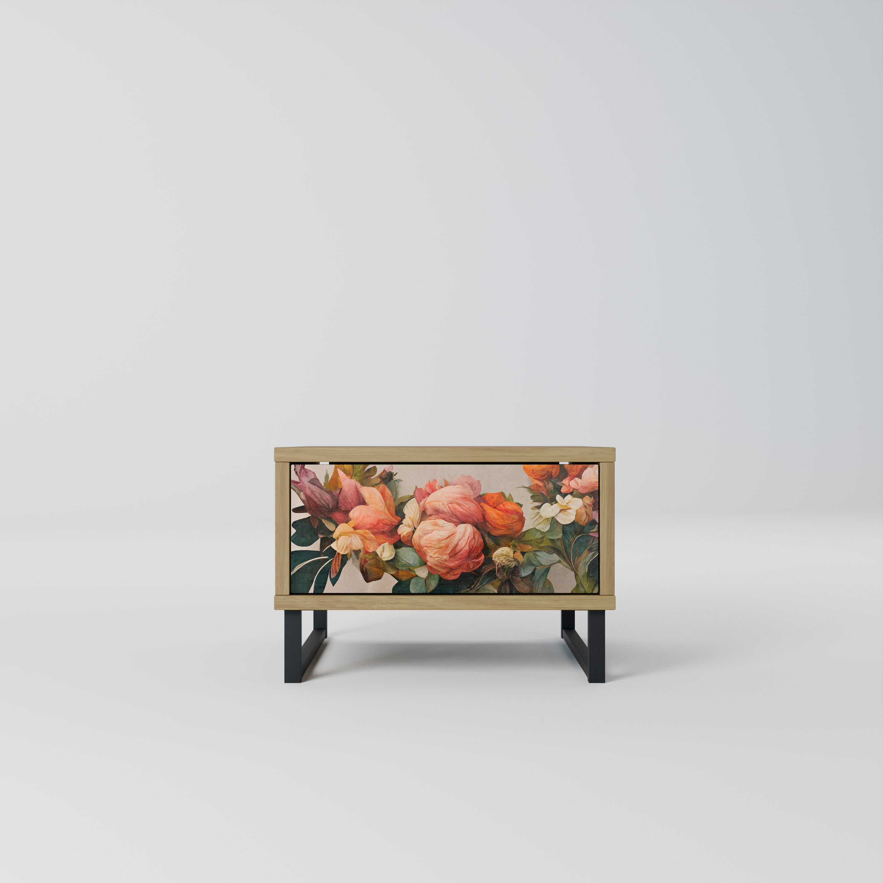 STYLISH BEAUTY Nattduksbord i Oak Effect