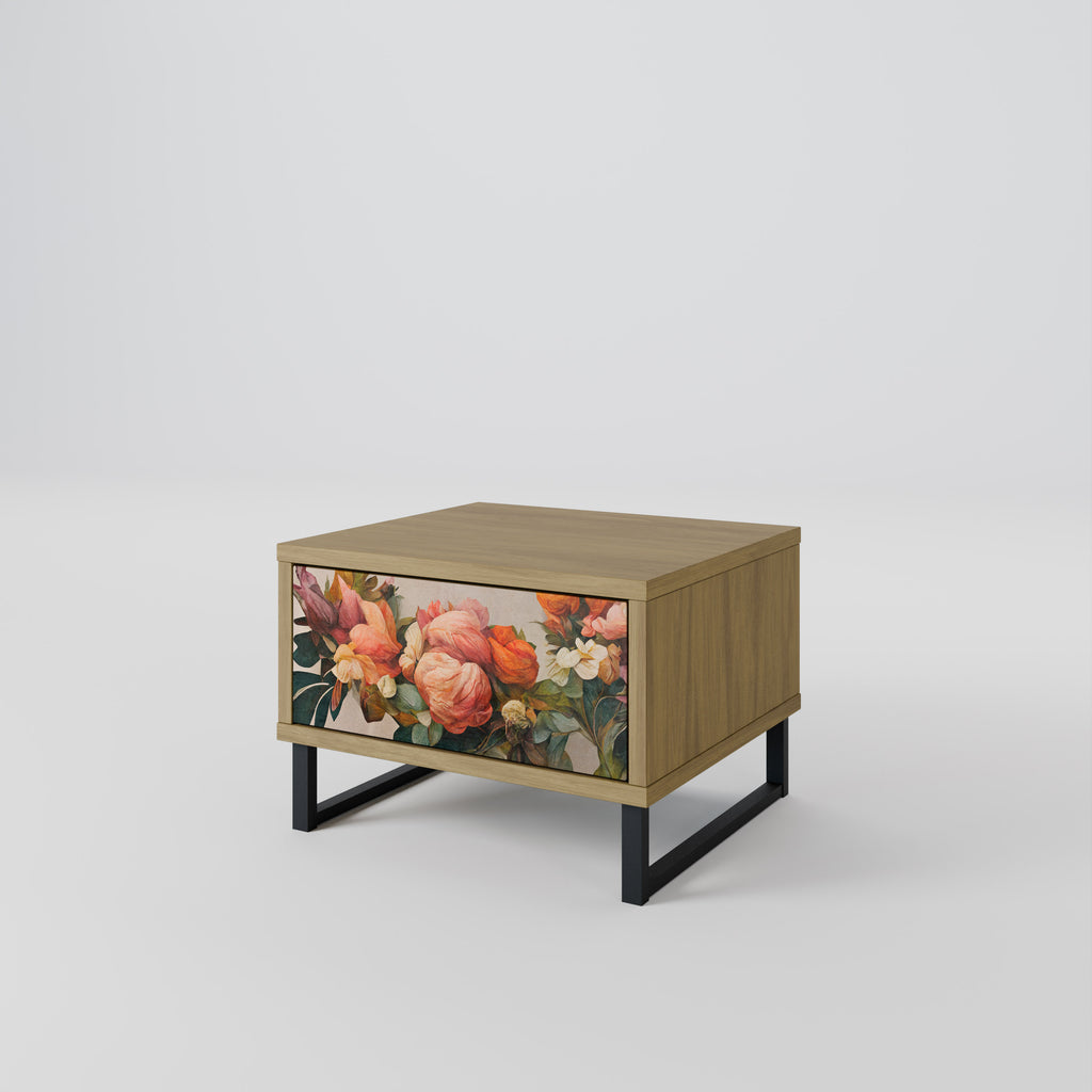 STYLISH BEAUTY Nattduksbord i Oak Effect