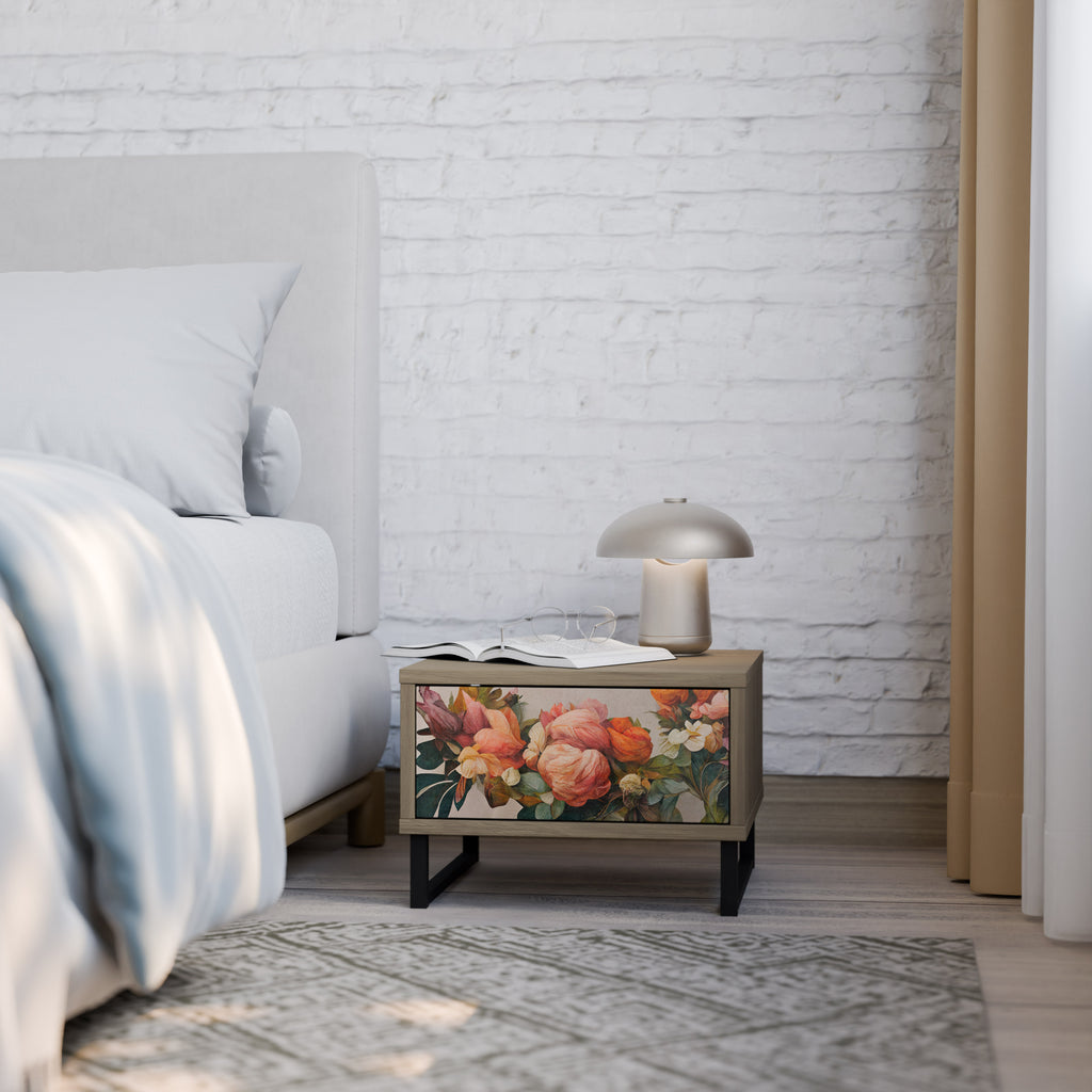 STYLISH BEAUTY Nattduksbord i Oak Effect