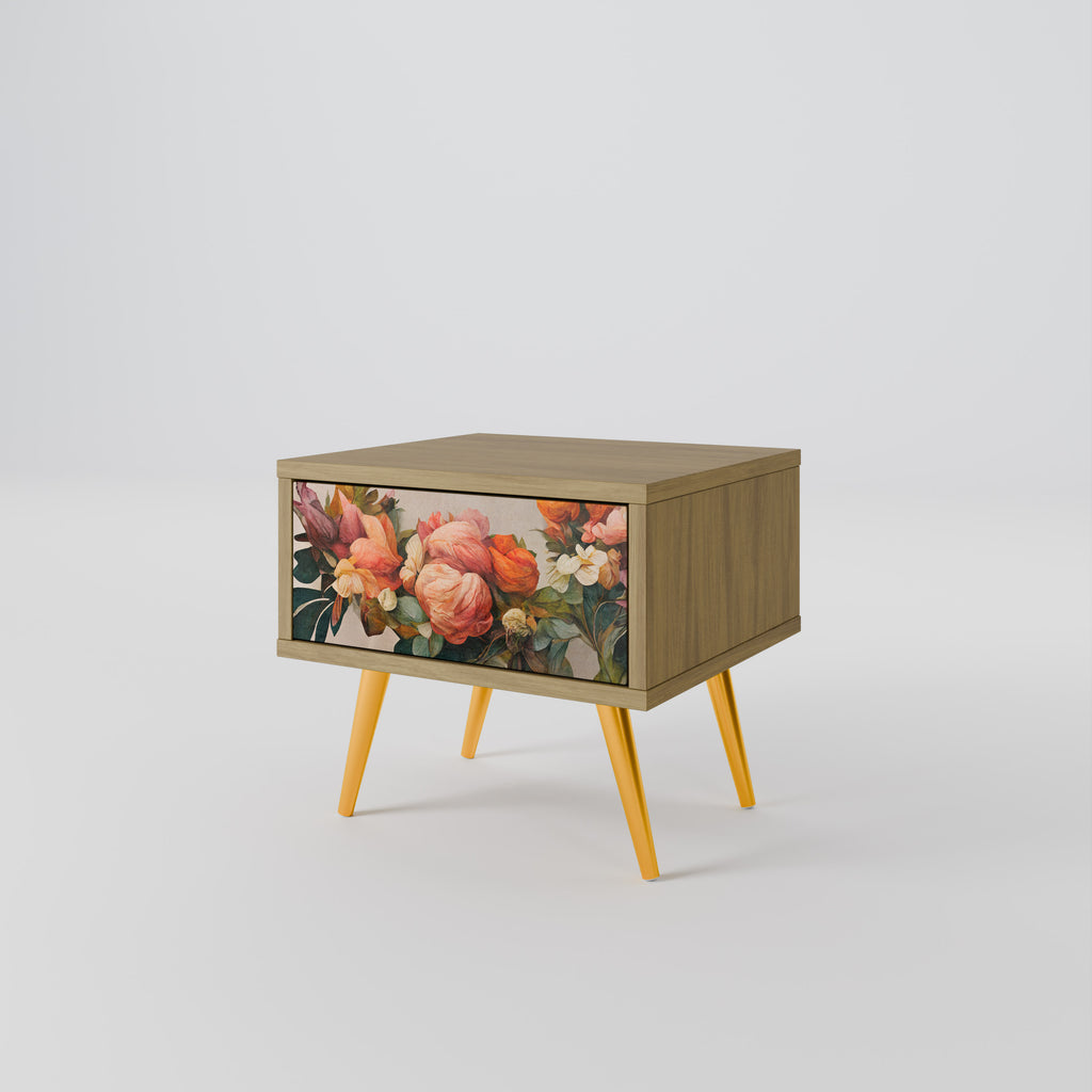 STYLISH BEAUTY Nattduksbord i Oak Effect