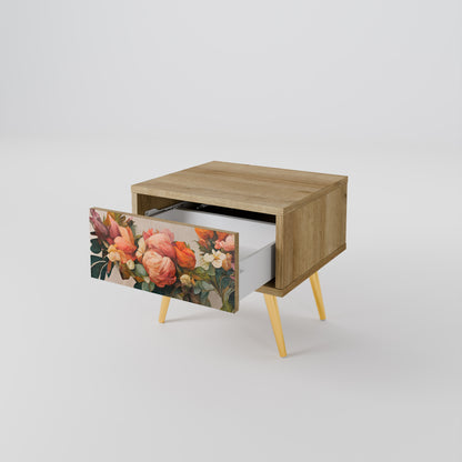 STYLISH BEAUTY Nattduksbord i Oak Effect