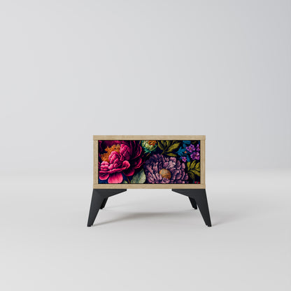 BLOOMING ELEGANCE Nattduksbord i ekeffekt