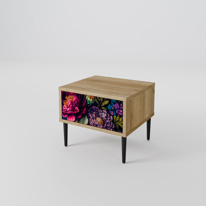 BLOOMING ELEGANCE Nattduksbord i ekeffekt