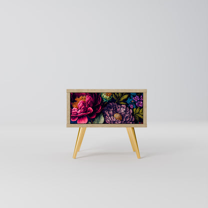 BLOOMING ELEGANCE Nattduksbord i ekeffekt