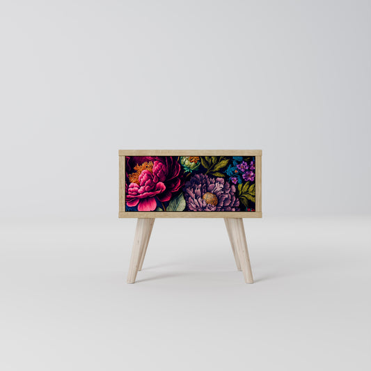BLOOMING ELEGANCE Nattduksbord i ekeffekt