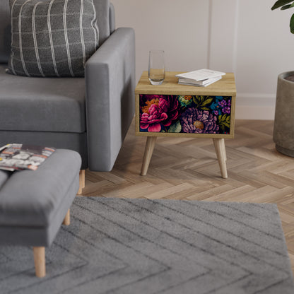 BLOOMING ELEGANCE Nattduksbord i ekeffekt