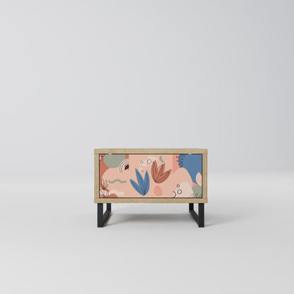 PASTEL DESTINY Nightstand in Oak Effect