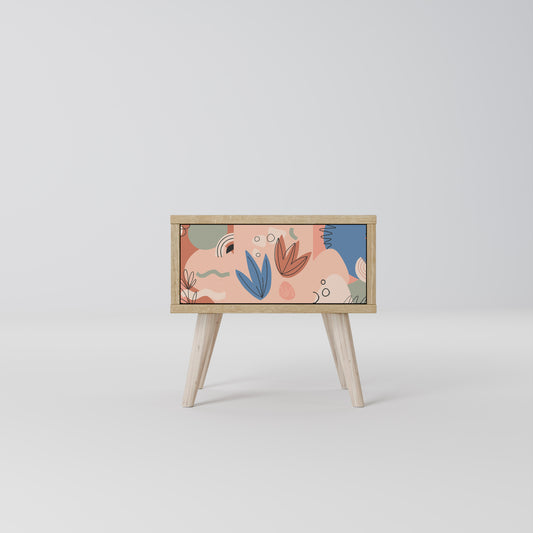 PASTEL DESTINY Nightstand in Oak Effect