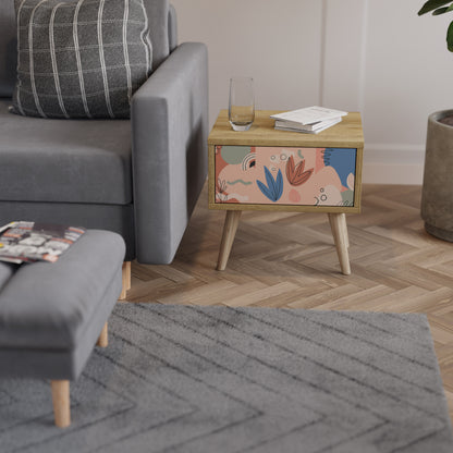 PASTEL DESTINY Nightstand in Oak Effect