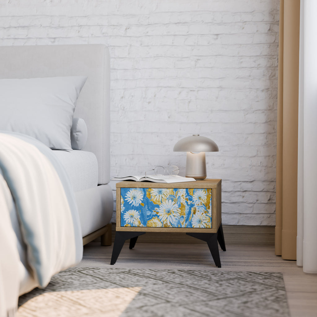 DAISY LUXE Nattduksbord i ekeffekt