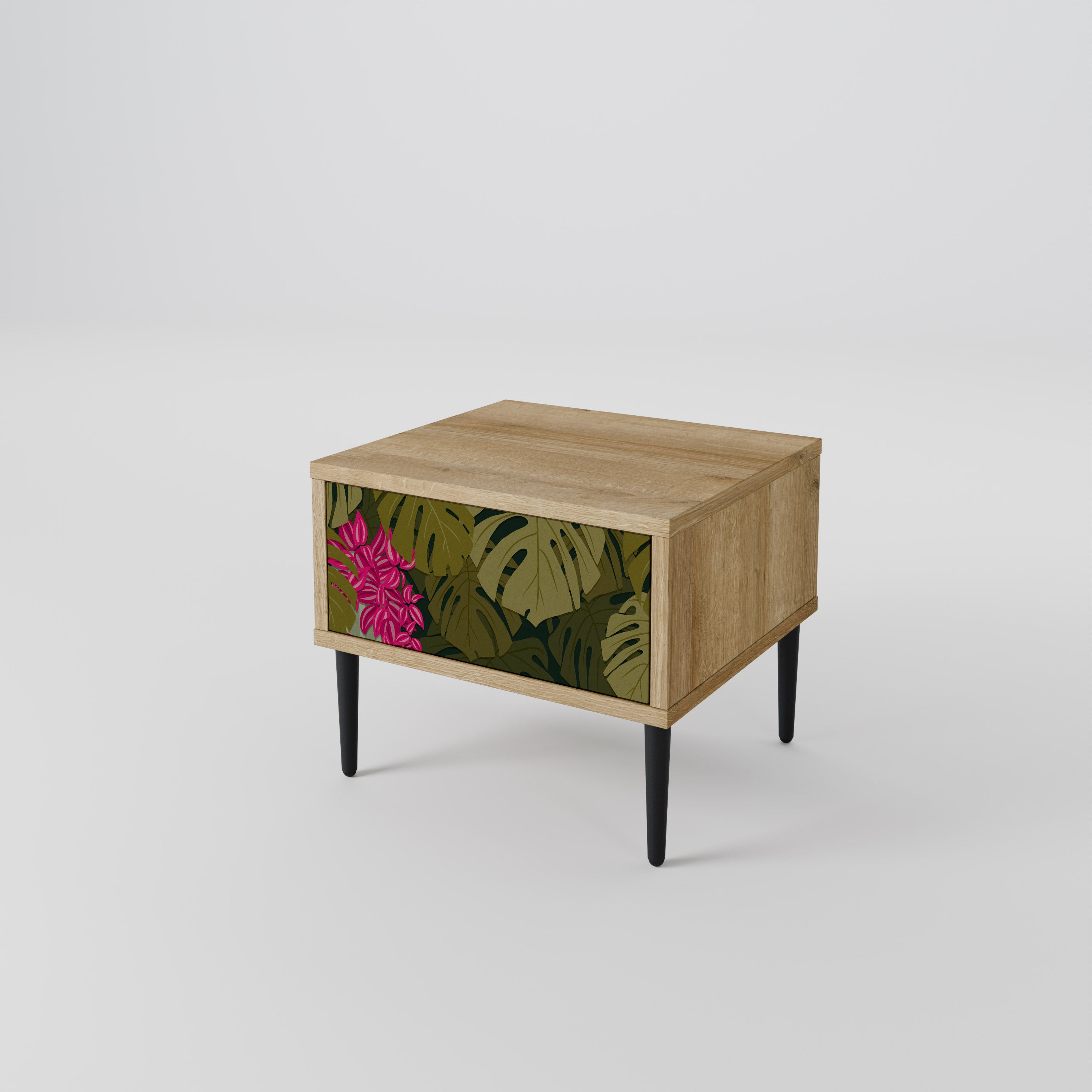 TROPICAL BEAUTY Nattduksbord i ekeffekt