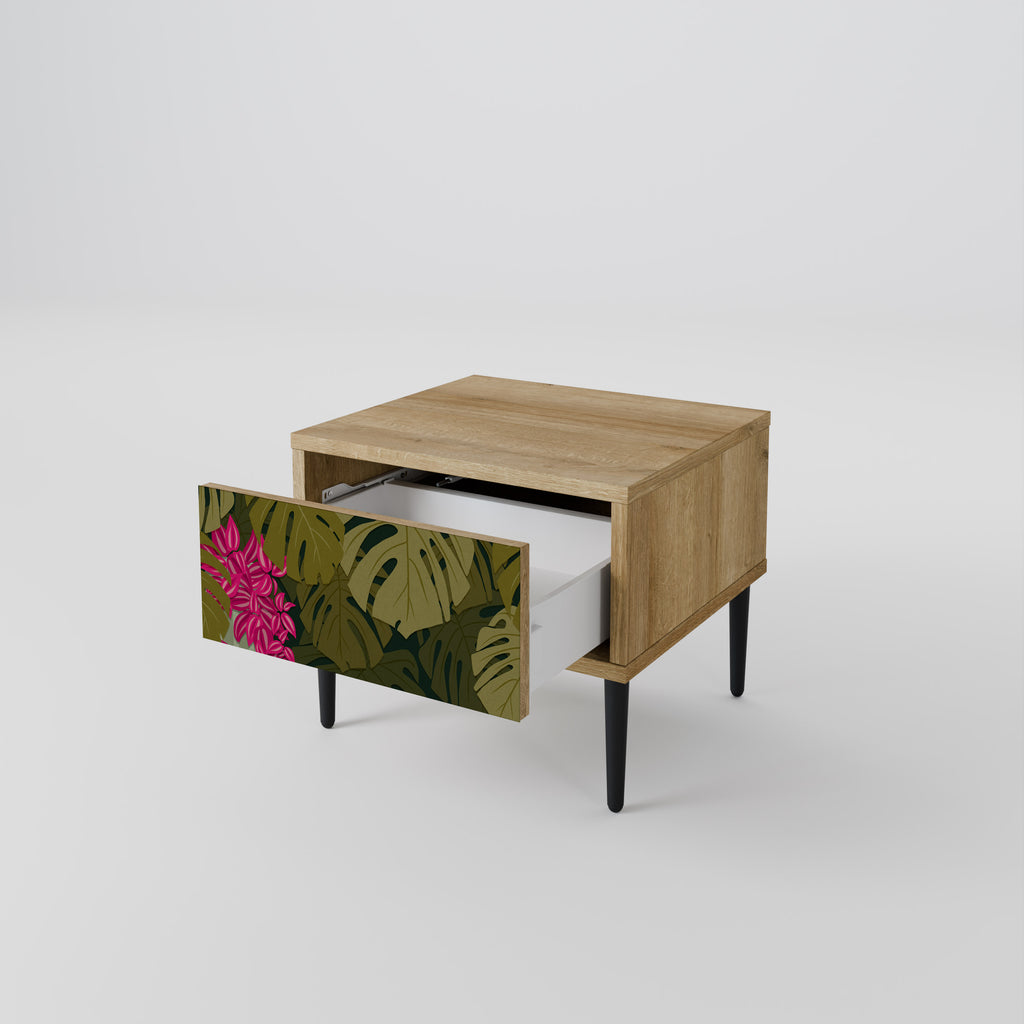 TROPICAL BEAUTY Nattduksbord i ekeffekt