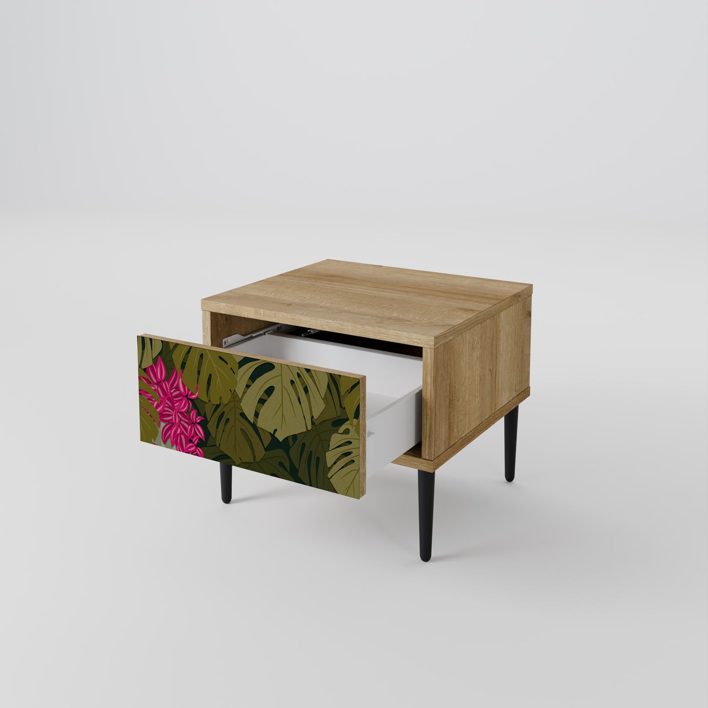TROPICAL BEAUTY Nattduksbord i ekeffekt