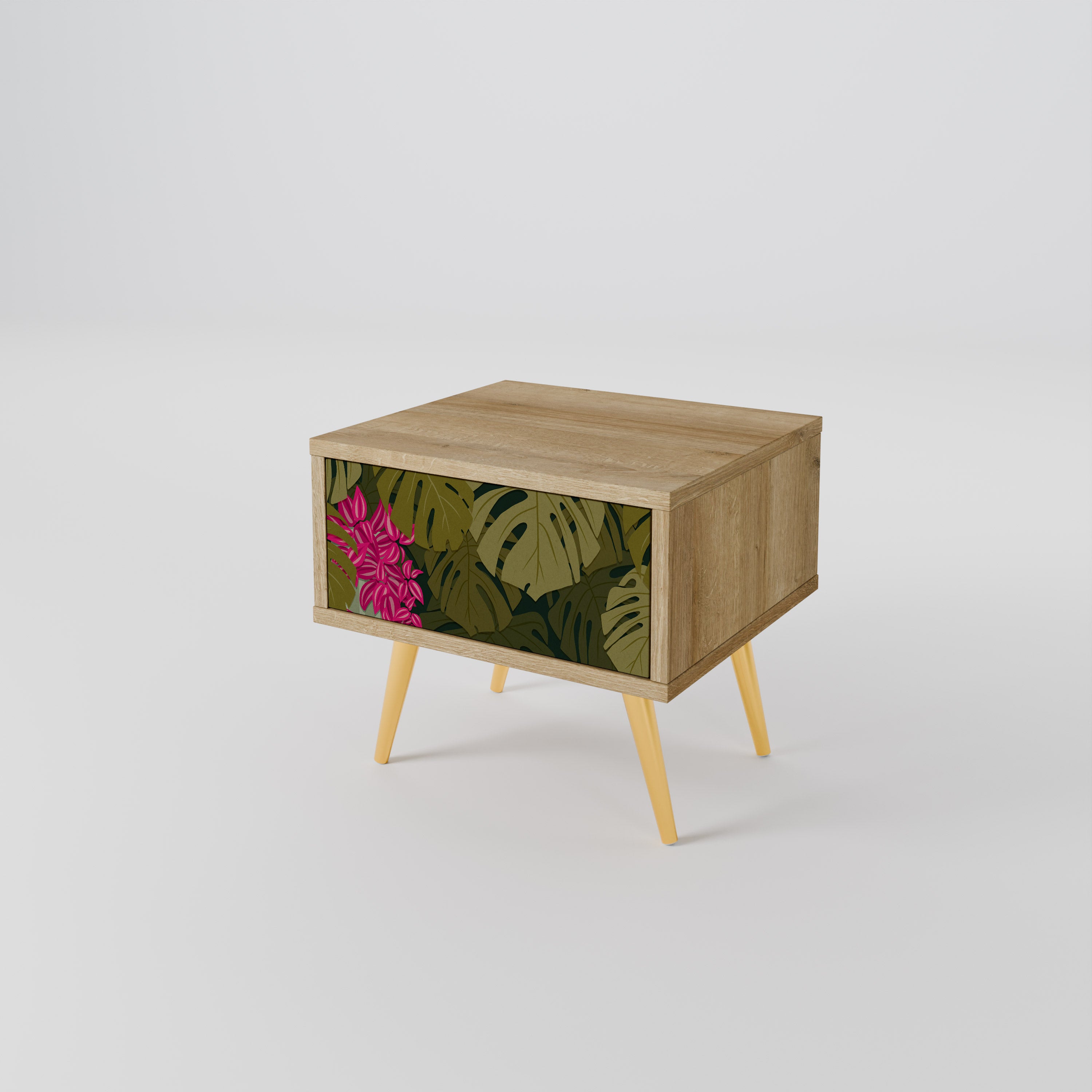 TROPICAL BEAUTY Nattduksbord i ekeffekt