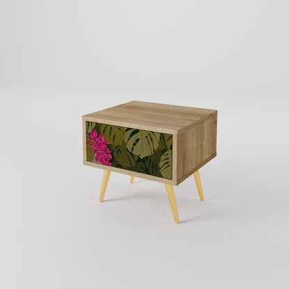 TROPICAL BEAUTY Nattduksbord i ekeffekt