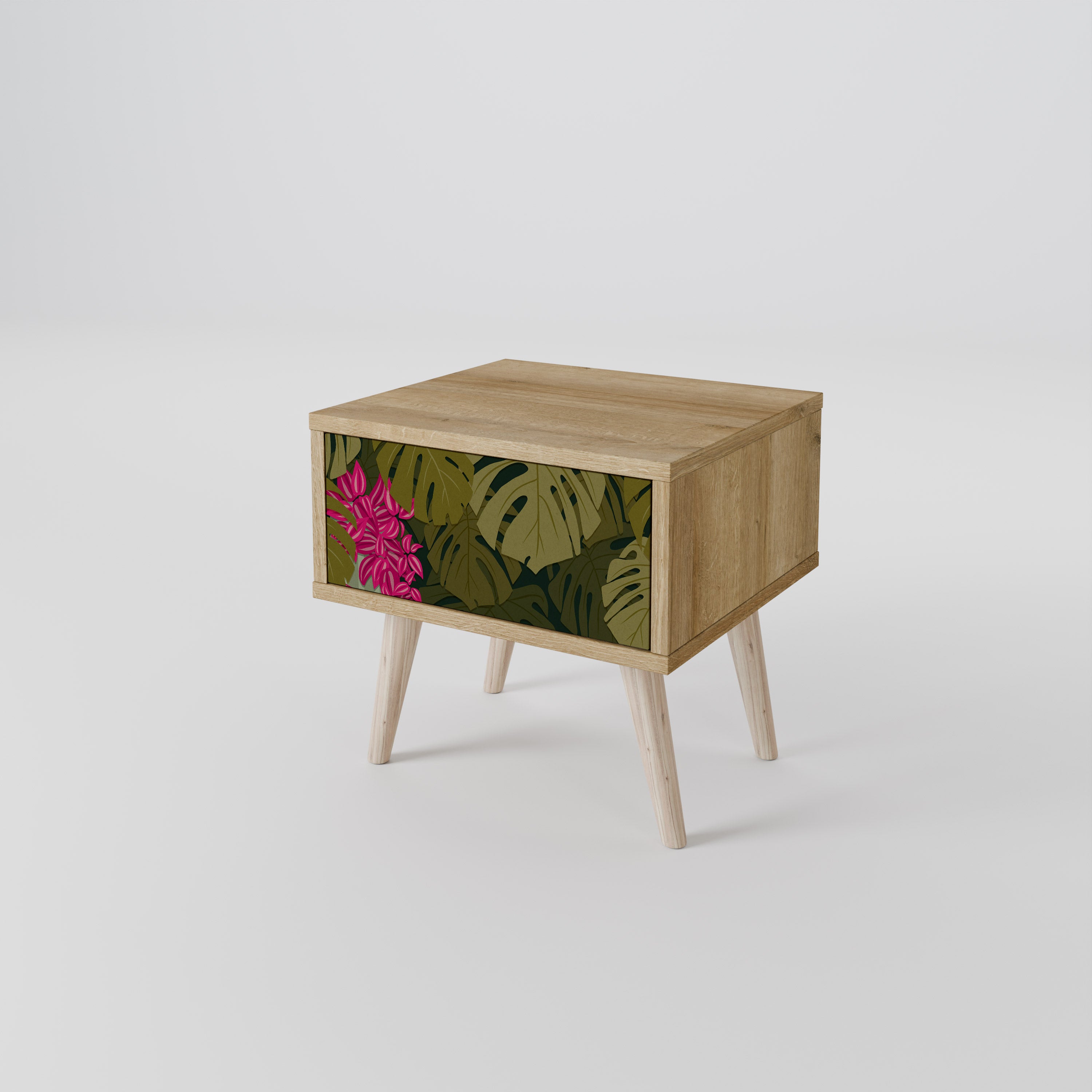 TROPICAL BEAUTY Nattduksbord i ekeffekt